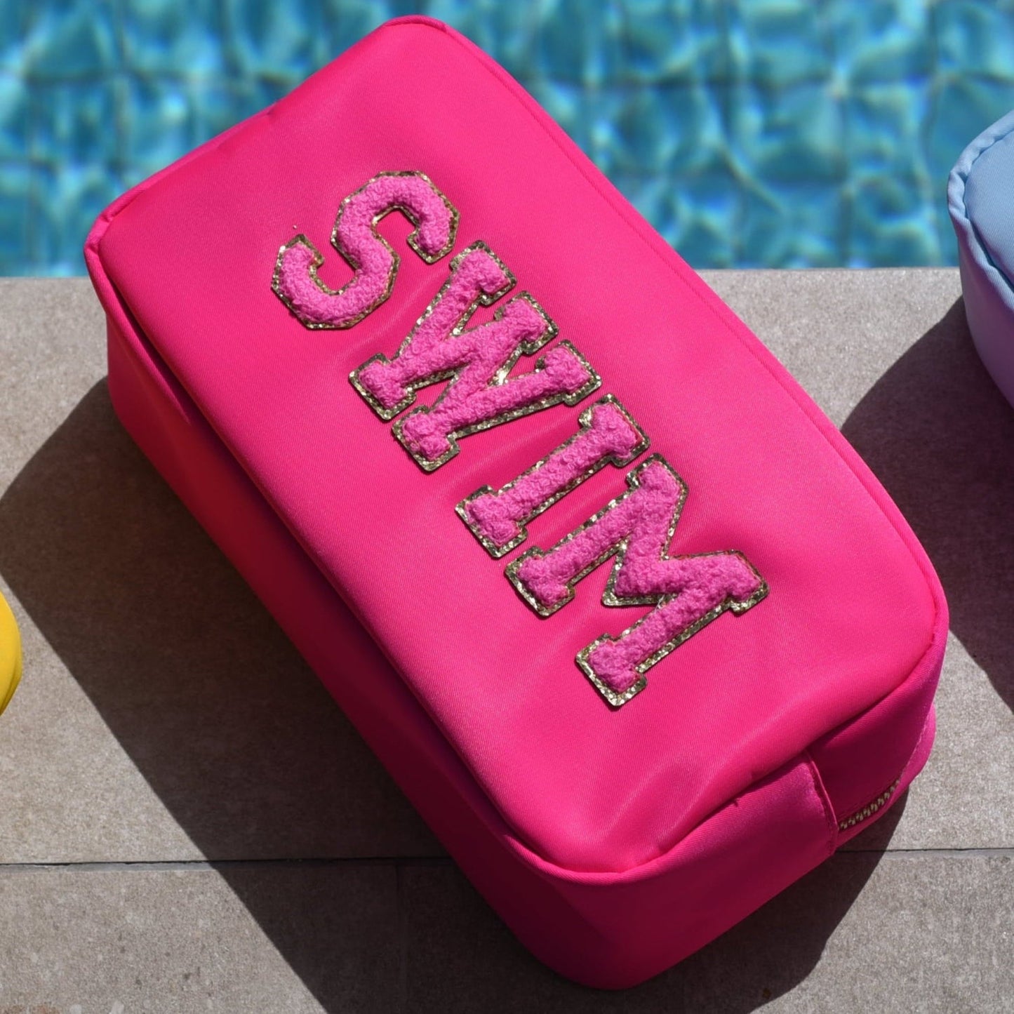 "SPF" Medium Pouch, Yellow - The Happy Tribe