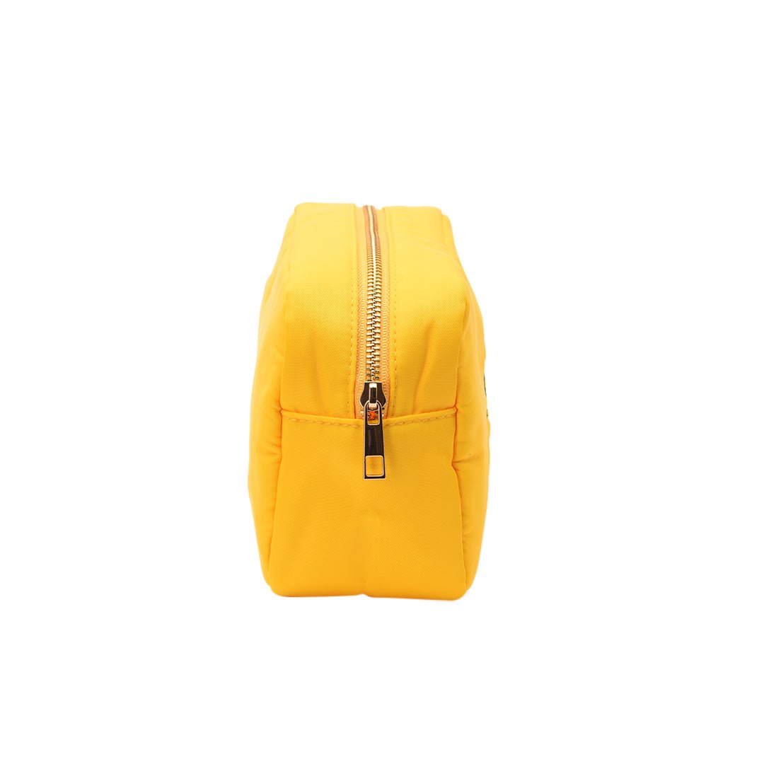 "SPF" Medium Pouch, Yellow - The Happy Tribe