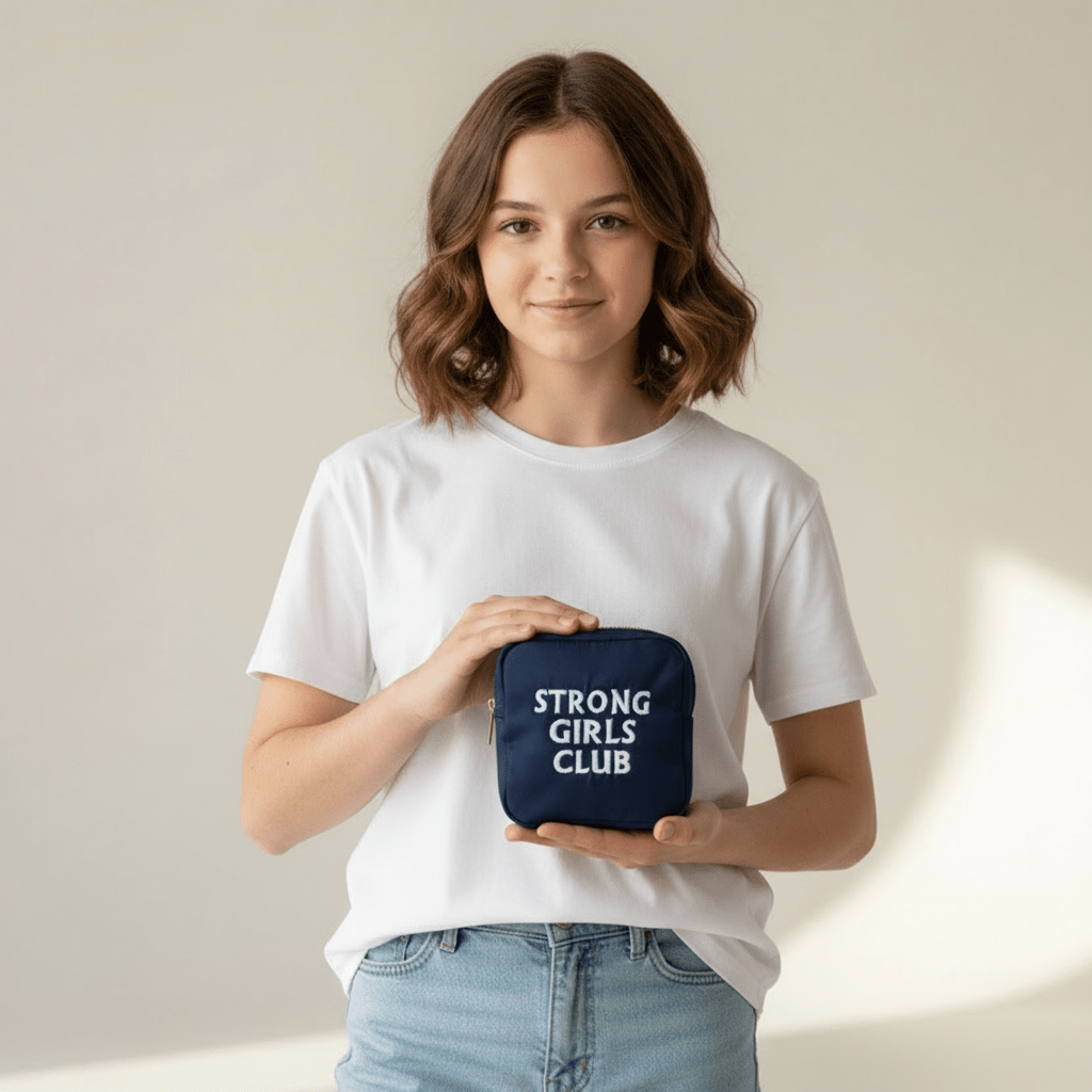 "Strong Girls Club" Extra Small Pouch - The Happy Tribe