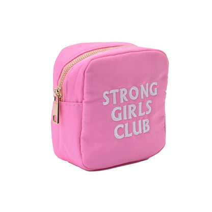 "Strong Girls Club" Extra Small Pouch - The Happy Tribe