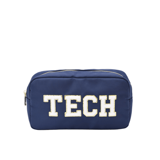 "Tech" Medium Pouch, Navy - The Happy Tribe