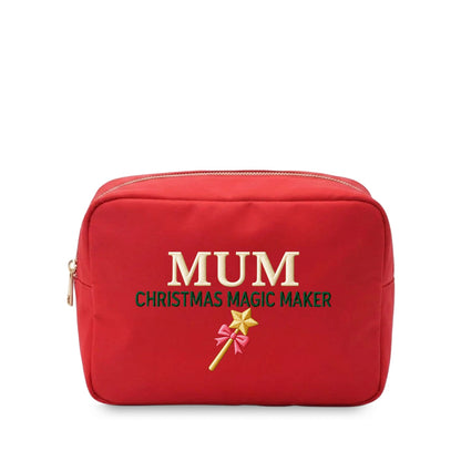 The Personalised Christmas Family 3-Piece Pouch Set - The Happy Tribe
