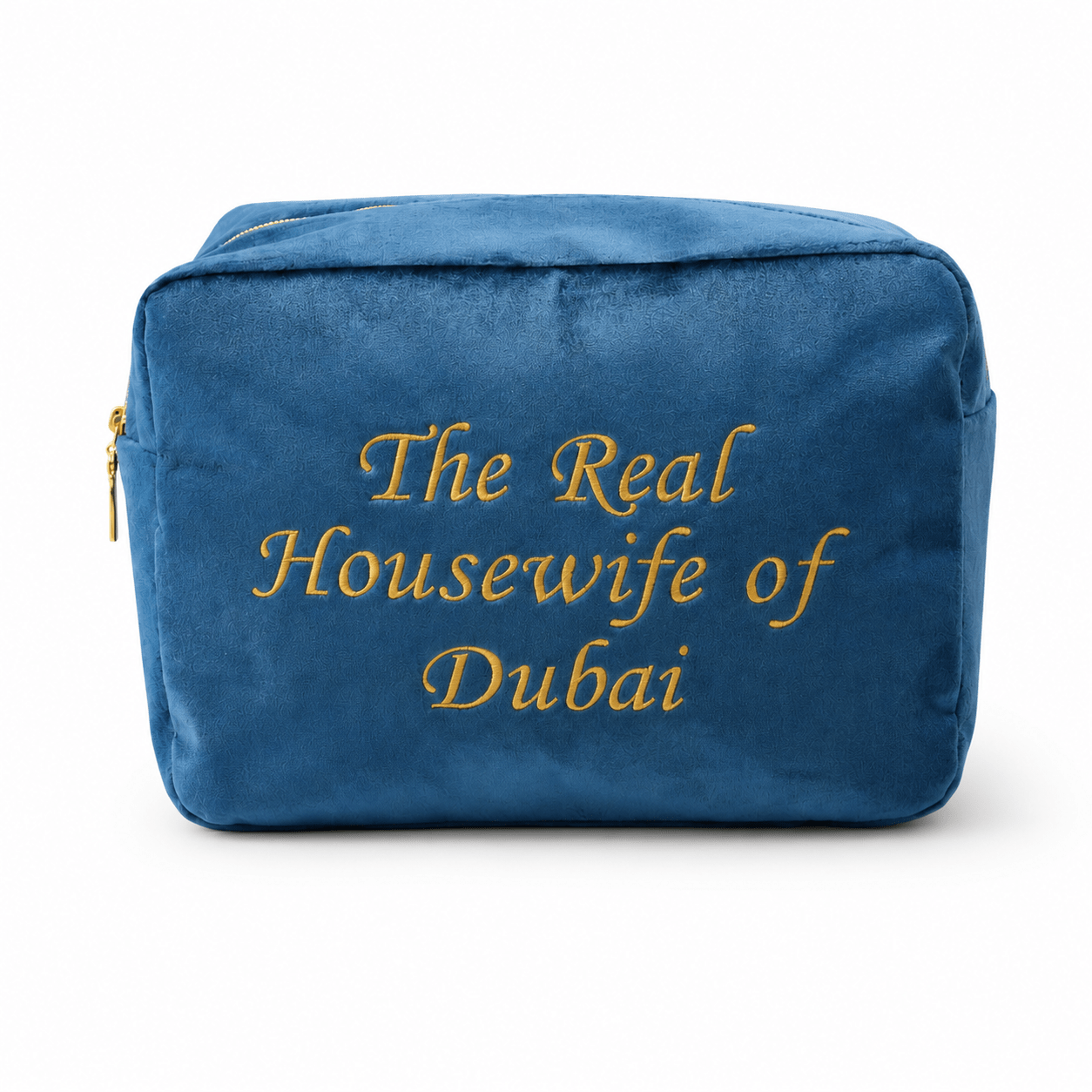 "The Real Housewives of Dubai" Large Velvet Pouch - The Happy Tribe
