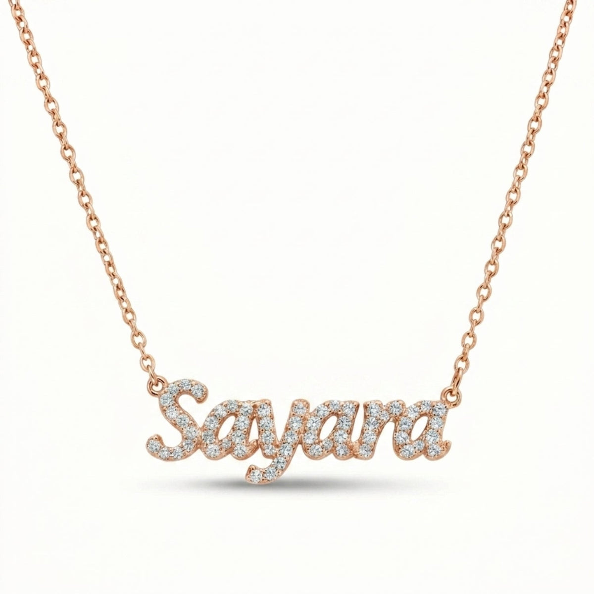 Tiny Treasures Diamond Name Necklace - The Happy Tribe