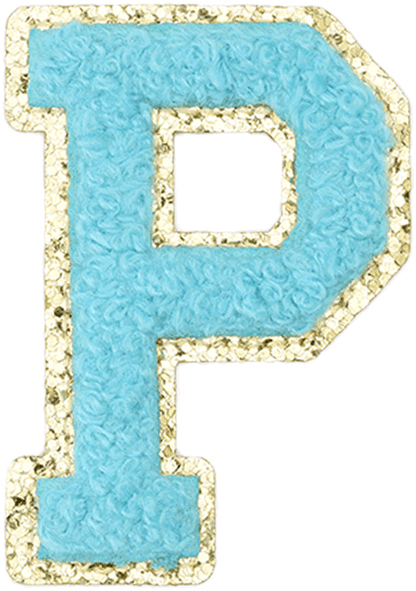 Turquoise Letter - The Happy Tribe