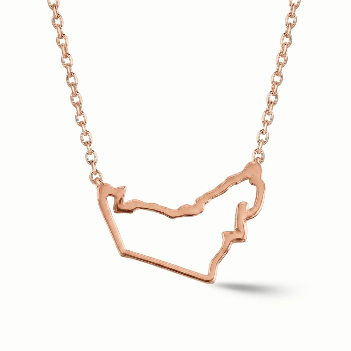 UAE Heritage Outline Necklace - The Happy Tribe