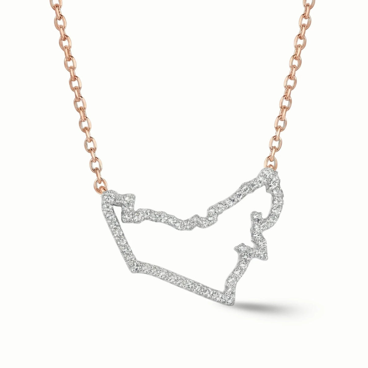 UAE Heritage Outline Necklace - The Happy Tribe
