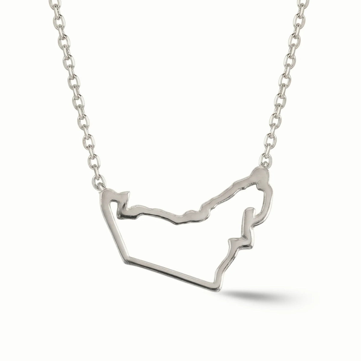 UAE Heritage Outline Necklace - The Happy Tribe