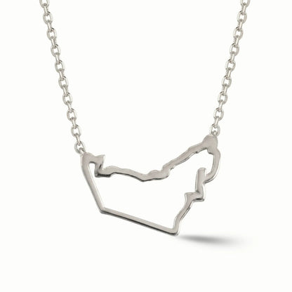 UAE Heritage Outline Necklace - The Happy Tribe