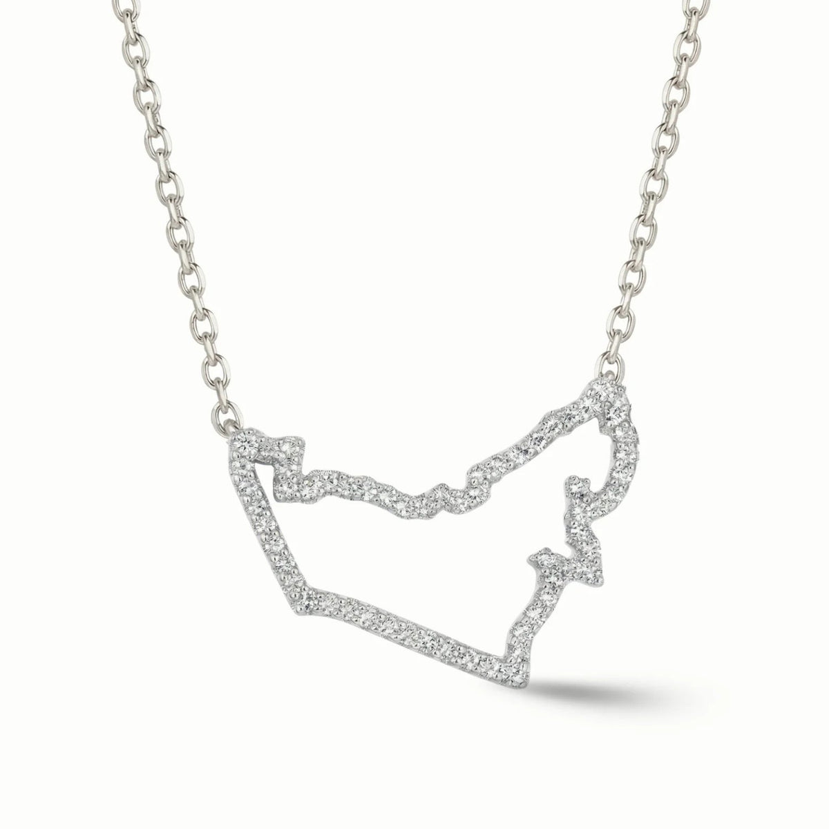 UAE Heritage Outline Necklace - The Happy Tribe