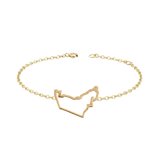 UAE Map Bracelet - The Happy Tribe