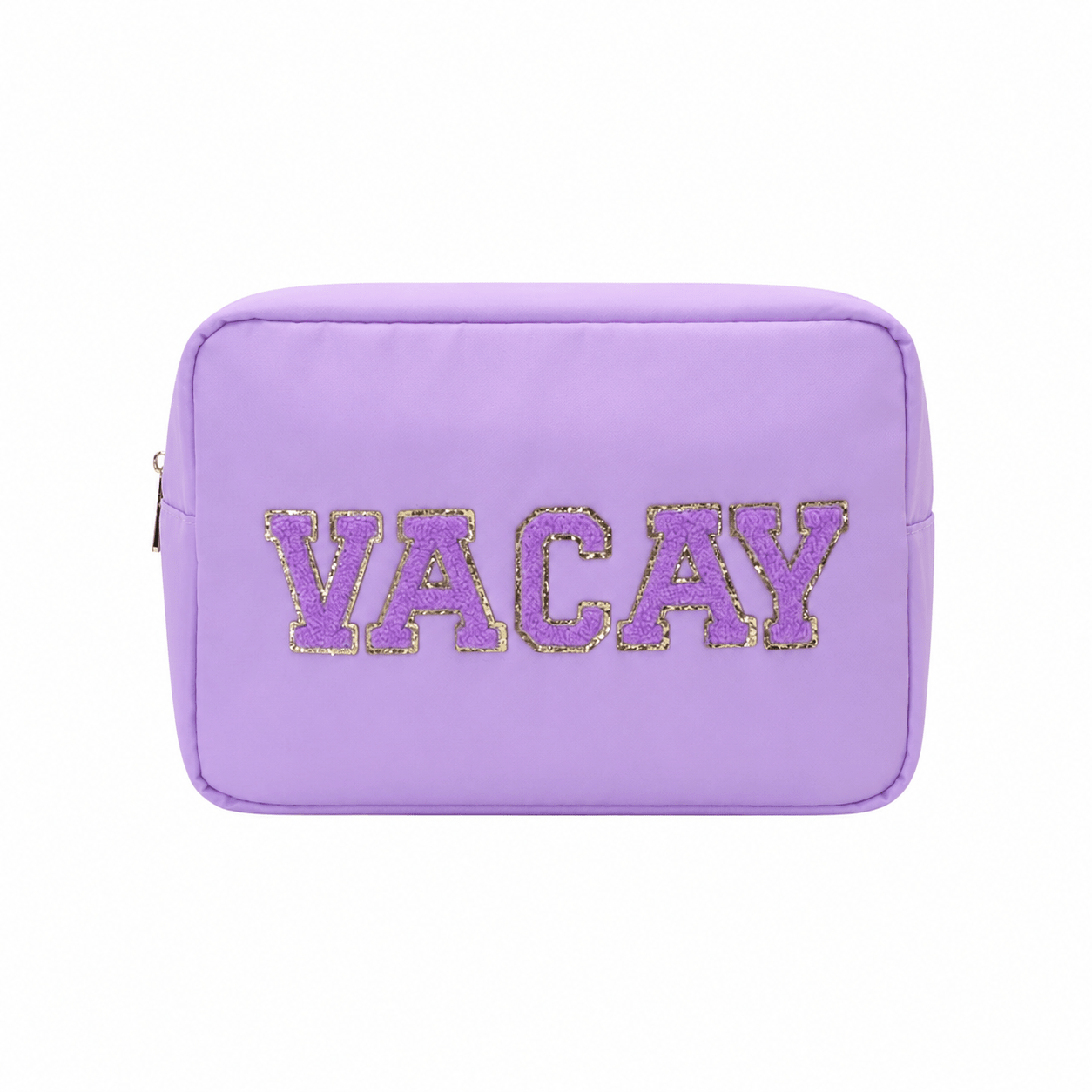 "Vacay" Large Pouch, Lilac - The Happy Tribe