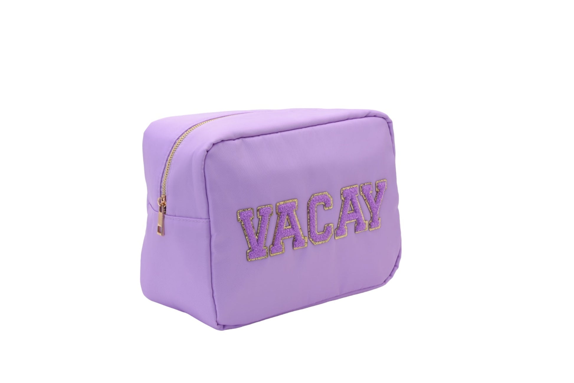 "Vacay" Large Pouch, Lilac - The Happy Tribe