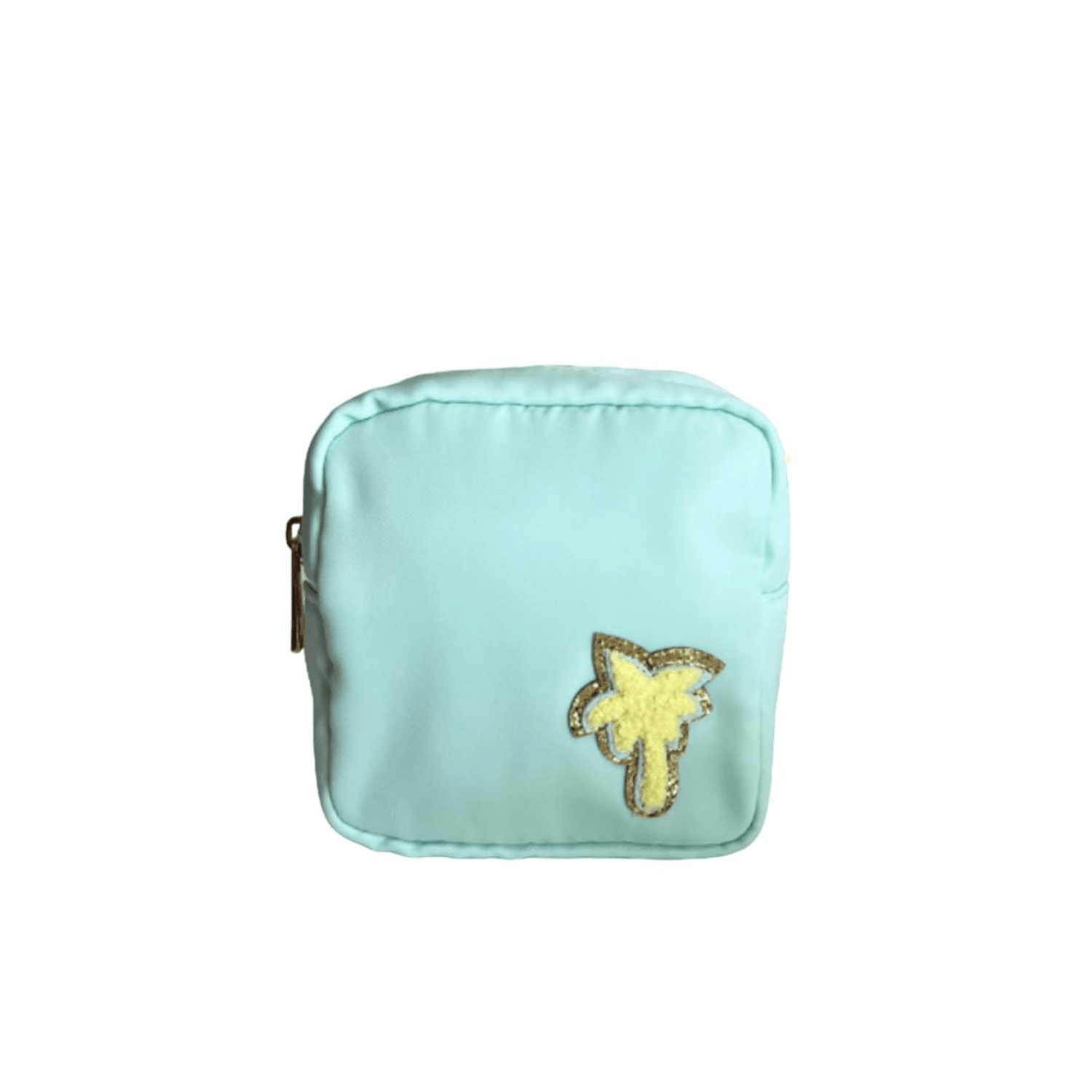 "Vacay & Mini" Large & Extra Small Pouch Set, Mint - The Happy Tribe