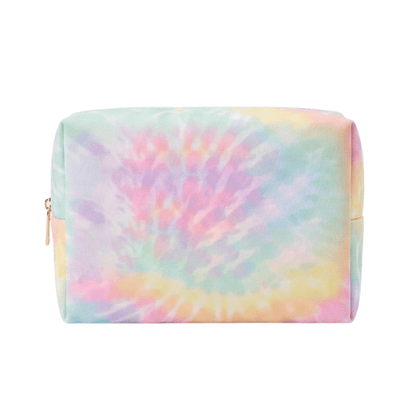 “Vacay Queen" Large Pouch, Tie Dye - The Happy Tribe