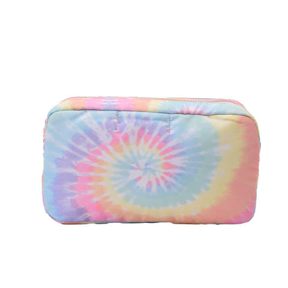 Vacay Queen Tie Dye Bundle, Large Pouch & Face Pouch Set - The Happy Tribe