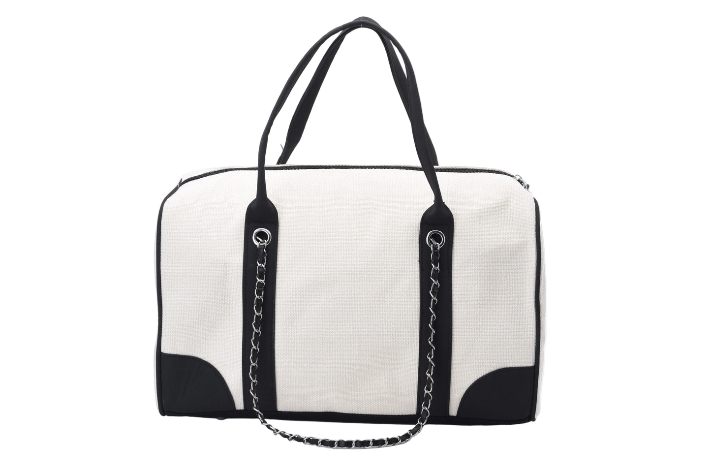Personalised 'Take Me Away' Canvas Chain Bag - Luxury Weekend Duffe