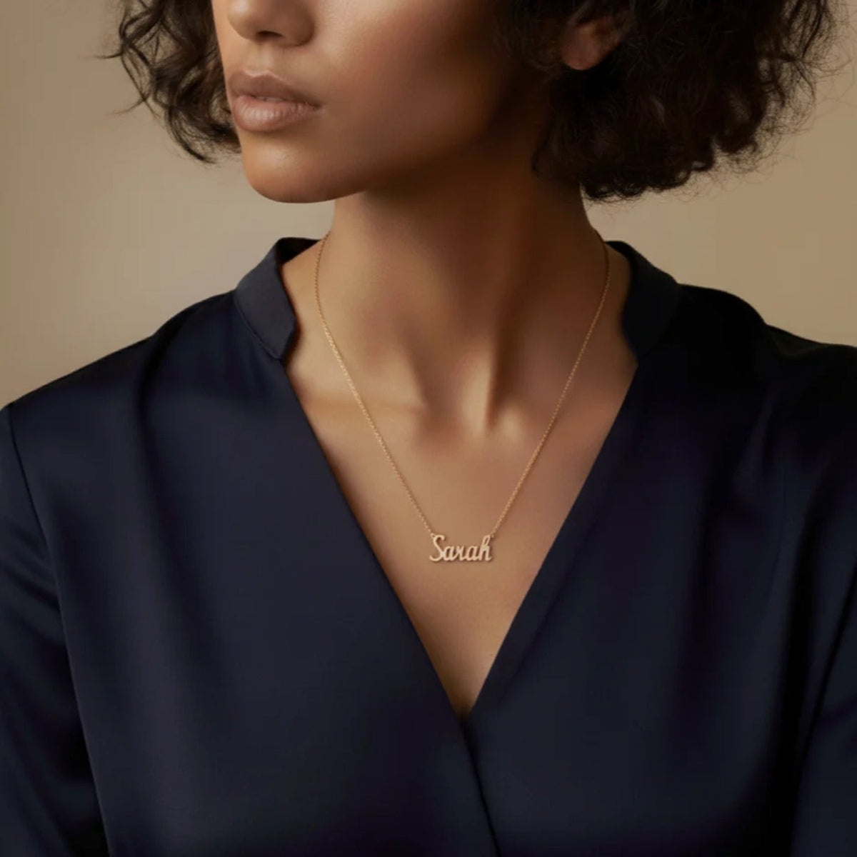 Zeeana Gold Name Necklace - The Happy Tribe