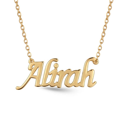 Zeeana Gold Name Necklace - The Happy Tribe