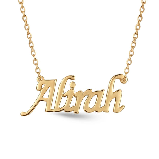 Zeeana Gold Name Necklace - The Happy Tribe
