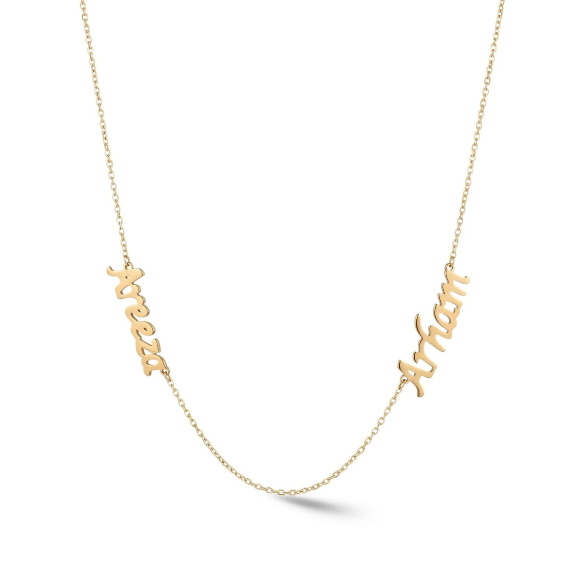 Zeeana Two Name Necklace - The Happy Tribe