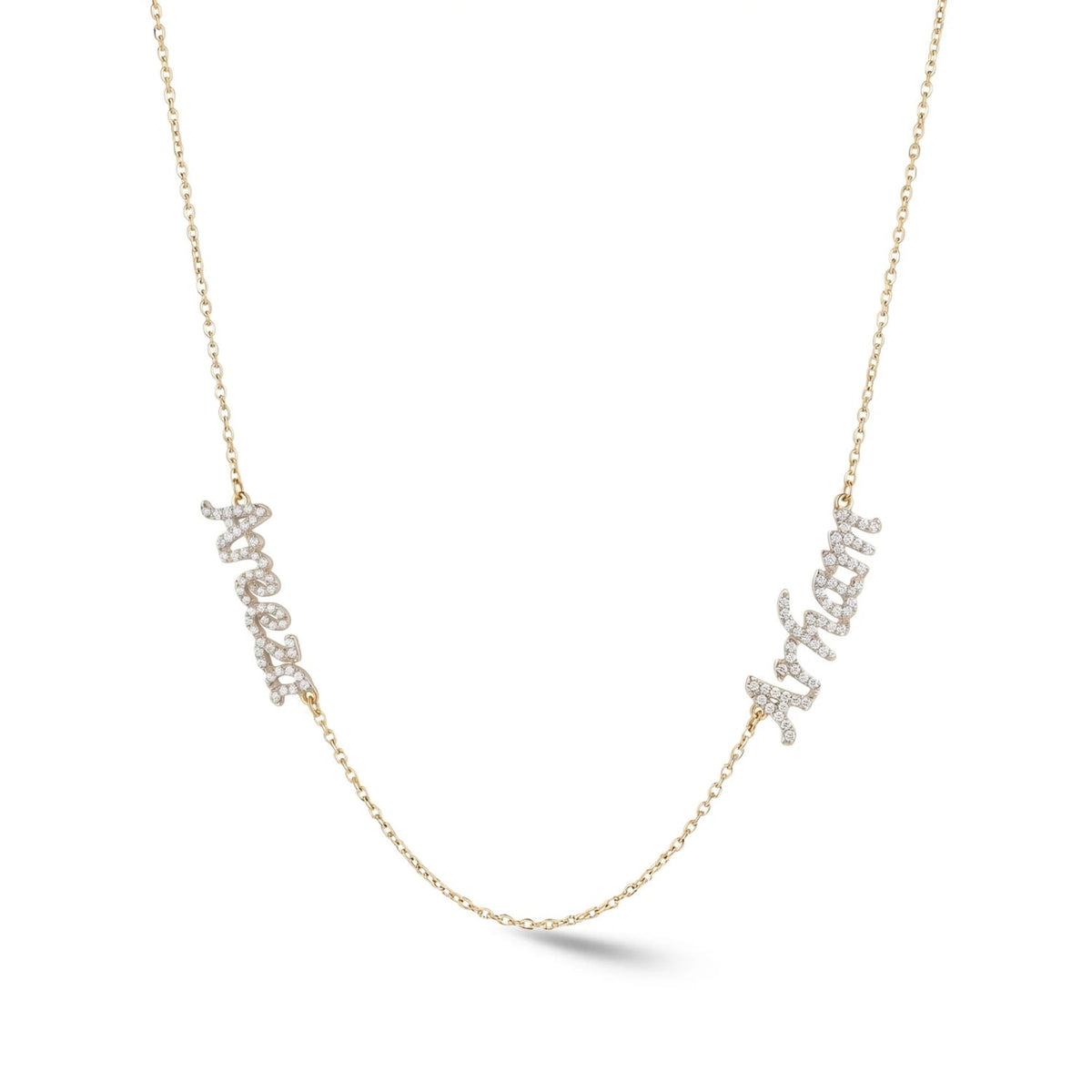 Zeeana Two Name Necklace - The Happy Tribe
