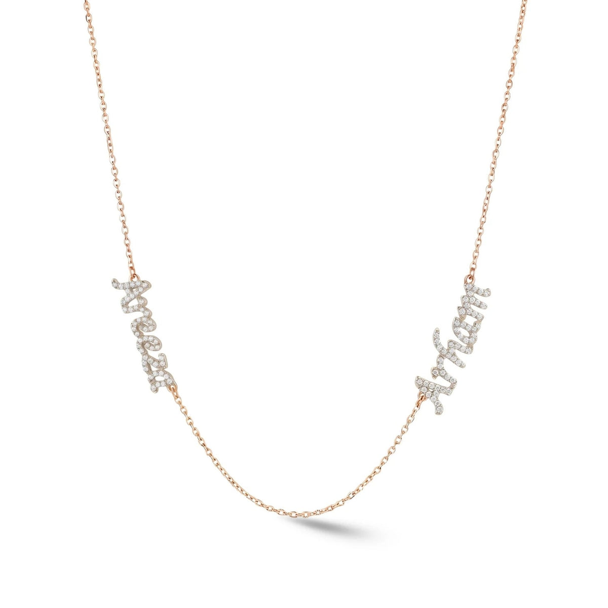 Zeeana Two Name Necklace - The Happy Tribe