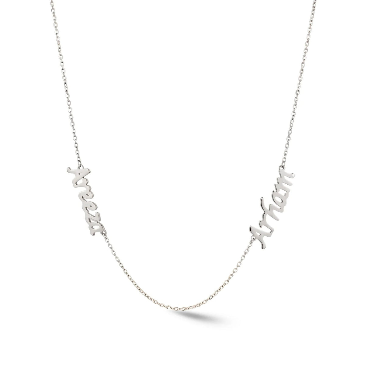 Zeeana Two Name Necklace - The Happy Tribe